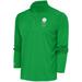 "Men's Antigua Kelly Green Golden State Warriors Shamrock Tribute Quarter-Zip Pullover Top"