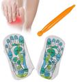 1Pack Foot Massage Socks Acupressure Reflexology Socks Yoga Foot Massage Foot Point Diagram Acupoint Socks With Massage Sticks