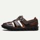 Men's Sandals Sporty Sandals Handmade Shoes Casual Daily Leather Italian Full-Grain Cowhide Breathable Comfortable Slip Resistant Lace-up Black Brown