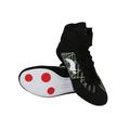 Bellella Unisex-child Wrestling Shoe Round Toe Boxing Shoes High Top Fighting Sneakers Comfort Combat Sneaker Training Gym Black-2 8