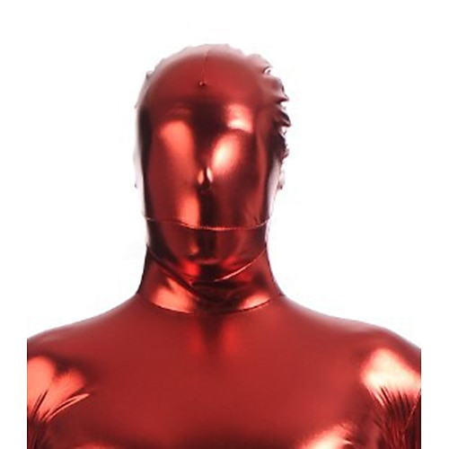 Maske Bodysuit Karnevalskostüm Ganzkörperanzug Herren Damen Cosplay Sexy Kostüm Halloween Einfarbig Kostüm für Halloween Karneval Maskerade Erwachsene Image