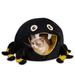Zeceouar Clearance Items for Home Black Spider Pet Bed Pet Villa Housepet Dog Bed Pet Supplies Semi-enclosed Pet Dog Bed