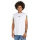 Calvin Klein Jeans Herren T-Shirt Monologo Sleeveless Tee Ärmellos, Weiß (Bright White), XXXL