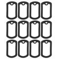 12 Pcs Protective Cover Men s Necklaces Dog Tag Silicone Silencer Necklace for Men Dog ID Tag Silencer Man