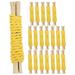 Hamster Chew Toys 20 Pcs Pet Sweet Bamboo Stick Wooden Beads Rotating Ladder Frosted Rod Cage Piece Set Food Rabbit Small Teething Sticks