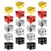 20 Pcs Ornament Wedding Decorations Dice Poker Event Balloons Large Aluminum Film