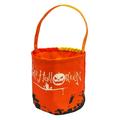 Luminous Barrel Trick or Treat Bucket Halloween Candy Bowl Led Ligh Halloween Candy Bags Halloween Decorations