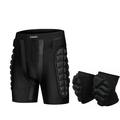 moobody Waterproof Ski Shorts and Knee Pads Set for Women Men Snowboarding Protection