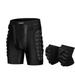 moobody Waterproof Ski Shorts and Knee Pads Set for Women Men Snowboarding Protection