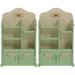 Doll House Furnishings Kids Gift Simulation Dining Rack Model Mini Furniture Wooden Playset Toy Plastic Child of 2