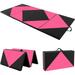 4 x8 Gymnastics Mat 2 Thick Folding Tumbling Mat with Carrying Handles Foldable Gym Mat with Hook and Loop Fastener Cheer Mats for Kids Adults Home Exercise Aerobics Fitness