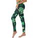 VBARHMQRT Leggings Butt Lifting St. Patricks Day Print High Waist Yoga Pants for Leggings Tights Compression Yoga Running Fitness High Waist Leggings Bootcut Yoga Pants