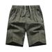 YUHAOTIN Cargo Shorts Men Male Spring Summer Shorts Striped Pocket Tether Cropped Pants Functional Cargo Pants Camo Shorts Softball Sliding Shorts