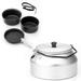 moobody Camping Cookware Mess Kit with Lightweight Frying Pan Perfect for Camping Hiking Picnic Cooking