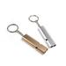 2pcs Dual-tube Survival Whistle 120 Decibels Portable Stainless Steel Whistle Outdoor Hiking Camping Fishing Safe Survival Whistle