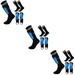 3 Sets Plate Kids Football Kids Soccer Ball Sport Long Socks Comfry Calf Compression Sleeve Shin Guards Soccer Child