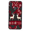 Vintage-Christmas-Plaid-Reindeer-Snowflake-Red-Black-Winter-67 phone case for Samsung Galaxy A11 for Women Men Gifts Soft silicone Style Shockproof - Vintage-Christmas-Plaid-Reindeer-Snowflake-Red-Bla