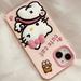 Sanrios Hello Kitty Cartoon Phone Shell Melody Soft Rubber Airbag Cases for Iphone11 14 Promax13 12 Cute Anime Protective Case