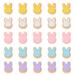 50 Pcs Easter DIY Unique Manicure Ornament Girl Decor Accessory Jewlery Jewelry Phone Case Bunny Nail Crystal