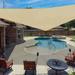 X 17 X 17.7 Sun Shade Sail Right Triangle Outdoor Canopy Cover UV Block For Backyard Porch Pergola Deck Garden Patio (Sand)