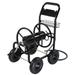 SYTHERS Hose Reel Heavy Duty Garden Hose Reel Sturdy Water Hose Reel Cart with 4 Wheels for Garden Lawn Yard Outdoor