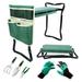 Garden Kneeler and Seat with Tool Bag Pouch - s Your Knees Clothes from Dirt & Grass Stains Portable Lightweight Garden Bench Thicken Foam Pad Sturdy Steel Pipe with 4 Garden Tools