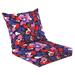 2 Piece Indoor/Outdoor Cushion Set Floral seamless pattern vintage style Bright abstract flowers Flower Casual Conversation Cushions & Lounge Relaxation Pillows for Patio Dining Room Office Seating