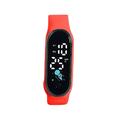 LINMOUA Waterproof Digital Watch Sports Silicone Strap with LED Cartoons Electronic Sports Watch Gifts for Kids/Men/Women Sports Outdoor Bracelet College Style