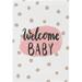 Hyjoy Baby Shower Welcome Baby Garden Flag 28 x 40 Inch Vertical Double Sided Welcome Yard Garden Flag Seasonal Holiday Outdoor Decorative Flag for Patio Lawn Home Decor Farmhous