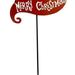 Metal Christmas Reindeer Garden Yard Stake Outdoor Yard Decor Xmas Stakes Lawn Patio Pathway Standing Christmas Outdoor Decorations