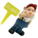 Garden Gnomes Funny Decoration Resin Ornaments Statuary Outdoor Knomes Christmas Red Hat