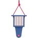 Birds Choice 11.75 Color Pop Collection Recycled Plastic Single Cake Tail Prop Suet Feeder Blue