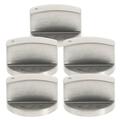 Oven 5 Pcs Stainless Steel Gas Stove Knobs Replacement Furnace Cover Child