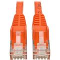 Eaton Tripp Lite Series Cat6 Gigabit Snagless Molded (UTP) Ethernet Cable (RJ45 M/M) PoE Orange 6 ft. (1.83 m)