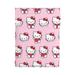 Hello Kitty Leather Laptop Sleeve Slim Protective Case Waterproof Cover Bag for 13 Inch Notebook Computer