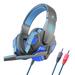 Lmueinov Head-mounted Computer Headset Wired With Microphone Low-latency Stereo Audio Gaming Headset beats Game headphones