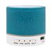 Portable LED USB MP3 Music Bluetooth 4.1 Subwoofer Speaker Car Audio Wireless Speaker BLUE L