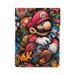 Super Mario Leather Laptop Sleeve Slim Protective Case Waterproof Cover Bag for 13 Inch Notebook Computer