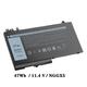 2x Battery NGGX5 Battery 11.4V 47Wh for Dell Latitude E5270 E5470 E5570 Precision M3510