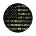 Disketp American Flag Camo Small Mouse Pad 7.9x7.9 Inches Washable Round Mousepad For Office Laptop Computer Non-Slip Rubber Base Mouse Pads For Wireless Mouse