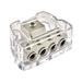 1/0 Or 4 Gauge Input to 4 x 8 Gauge Output Power Ground Distribution Block