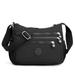 Women s Messenger large capacity Shoulder Bag Polyester Fashion Cosmetic Bag Simple and Versatile Handbag Crossbody Bag black