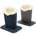 Kkewar 2pcs Eyeglass Holders Eyeglass Stands Eyeglass Plush Holder Eyeglasses Desktop Base