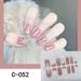 Y2K Spring Summer Nail Strips 3D Fashion Nail Strips Full Wraps Nail Polish Sticker Self Adhesive Nail Art Decal Strip For Women Nail Art DIY