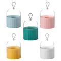 5 Pcs Cosmetics for Girls Puff Case Blending Sponge Holder Mixer Stand Breathable Storage Box