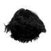 Short Black Wig Breathable Layered Fluffy Synthetic Handsome Hair Toupee Pieces for Men Women