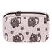 OWNTA Cute Cat Kitty Claw Pattern Cosmetic Storage Bag with Zipper - Lightweight Large Capacity Makeup Bag for Women - Includes Small Personalized Transparent Bag