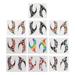 10 Pairs Decor Eyeshadow Costume for Kids Women Stickers Festival Eyeliner Decorate