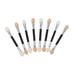 60 Pcs Latex Eye Shadow Stick Eyeshadow Eye Shadow Brush Cosmetic Cosmetic Applicators Disposable Eye Shadow Applicator Eye Makeup Foam Sponge H3210 Plastic Make up Suite