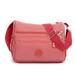 Women s Messenger large capacity Shoulder Bag Polyester Fashion Cosmetic Bag Simple and Versatile Handbag Crossbody Bag pink